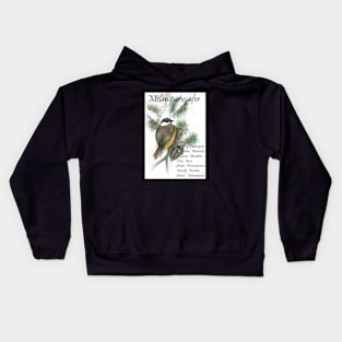 Grey tit Kids Hoodie